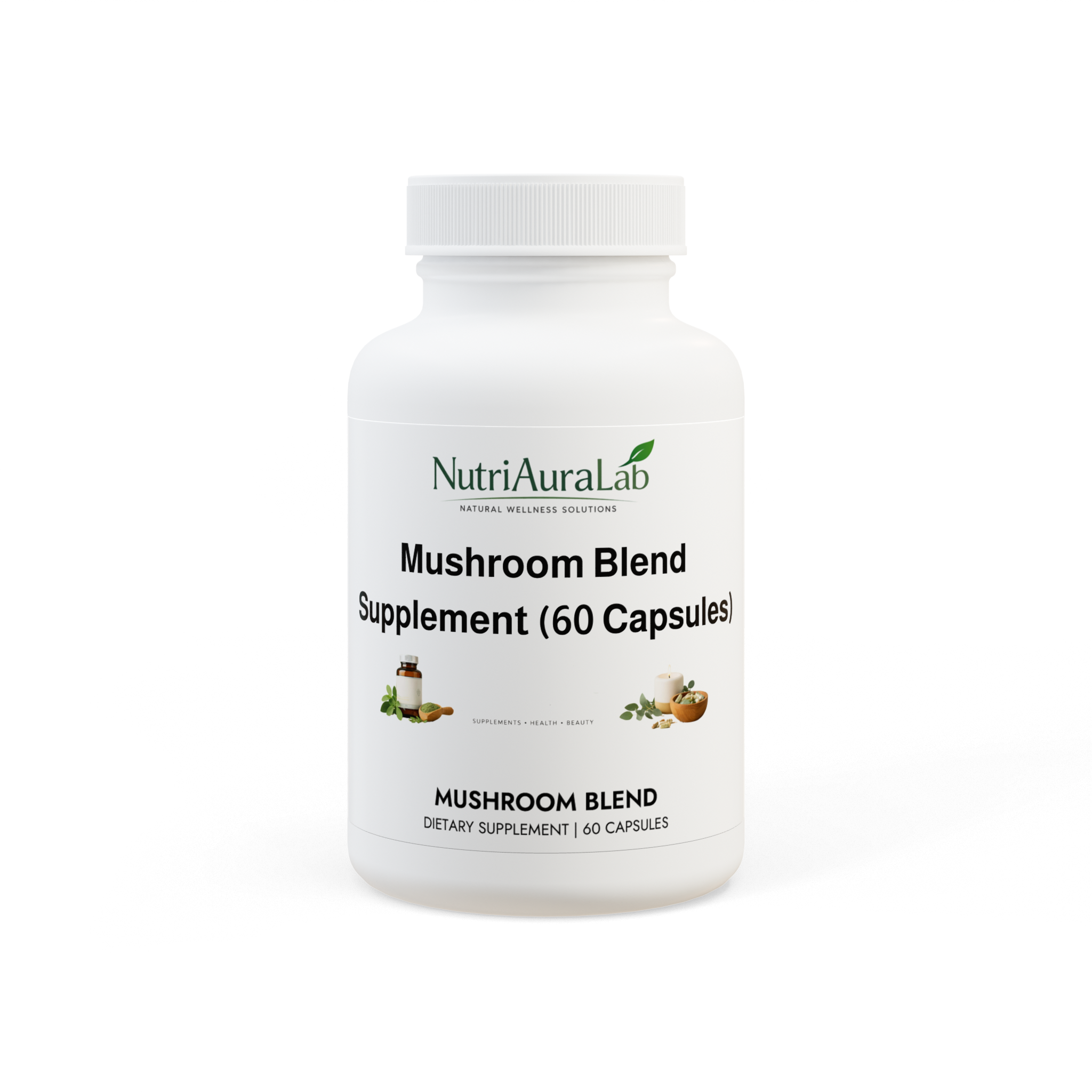 Mushroom Blend Supplement (60 Capsules) - Image 2
