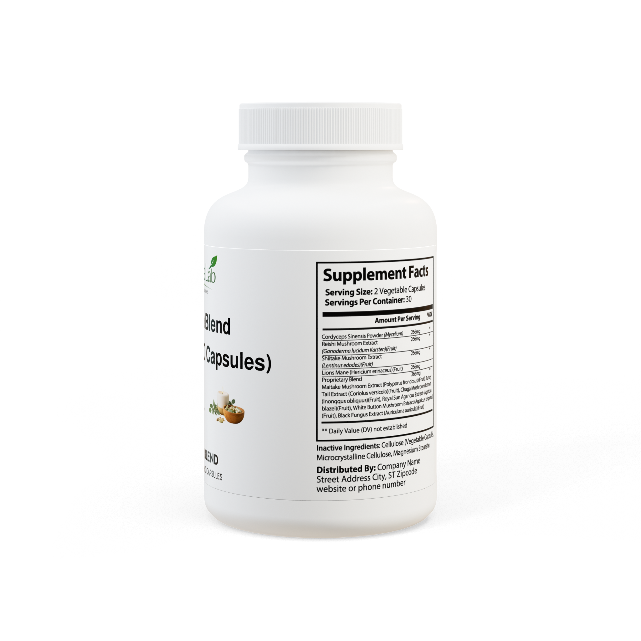 Mushroom Blend Supplement (60 Capsules) - Image 4