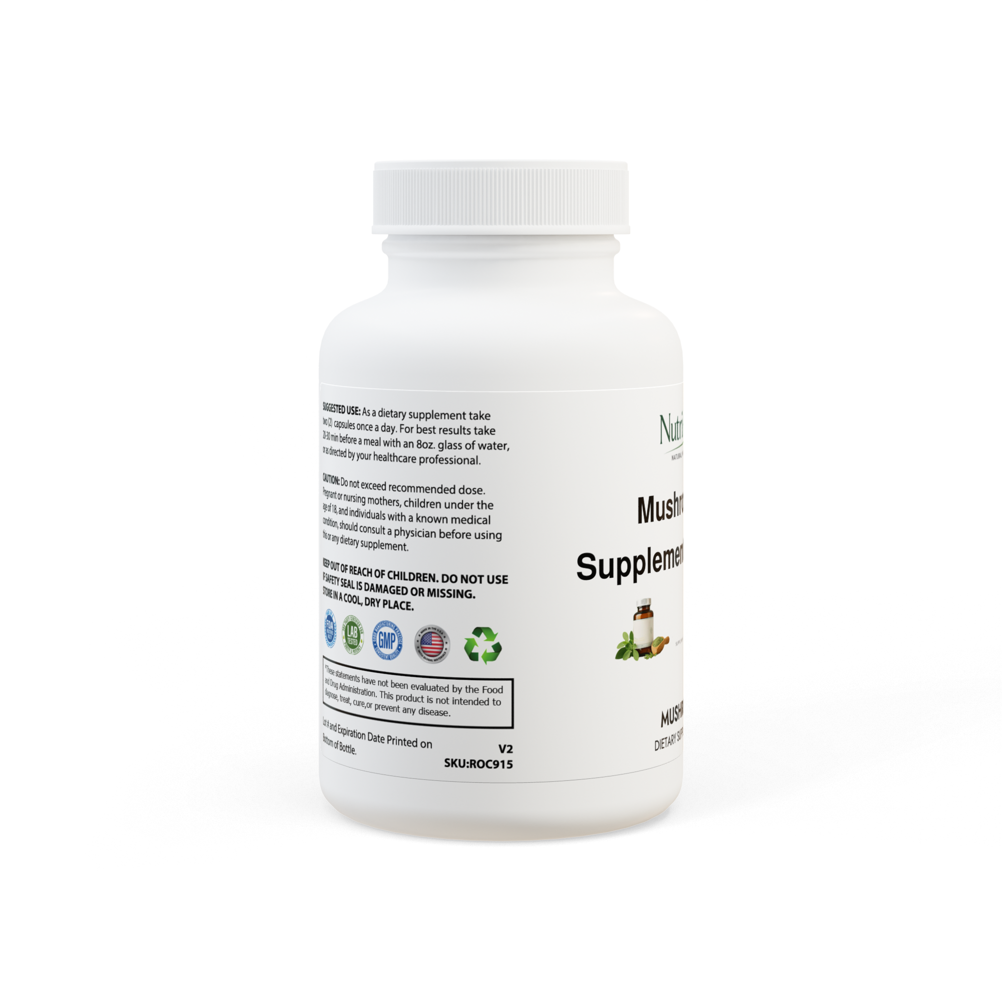 Mushroom Blend Supplement (60 Capsules) - Image 6