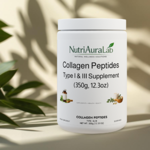 Collagen Peptides Type I & III Supplement (350g, 12.3oz)